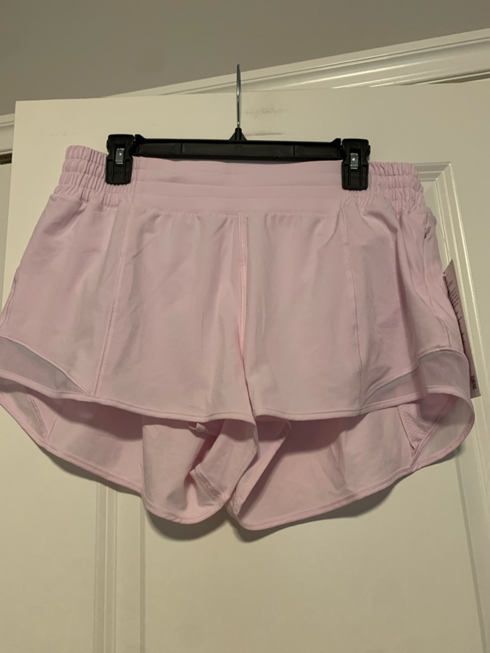 lululemon athletica Pink Organza HR Hotty Hot Shorts 2.5in, Sz 12, NWT
